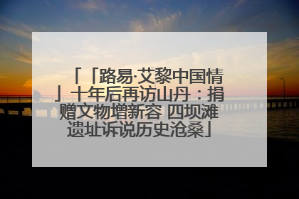 「路易·艾黎中国情」十年后再访山丹：捐赠文物增新容 四坝滩遗址诉说历史沧桑