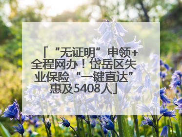 “无证明”申领+全程网办！岱岳区失业保险“一键直达”惠及5408人