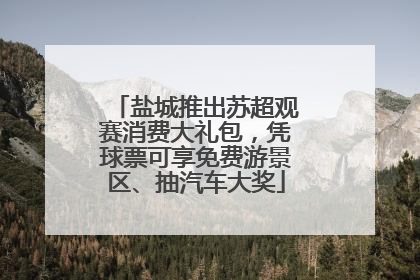 盐城推出苏超观赛消费大礼包，凭球票可享免费游景区、抽汽车大奖