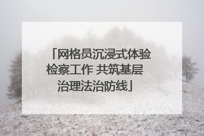 网格员沉浸式体验检察工作 共筑基层治理法治防线