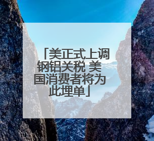 美正式上调钢铝关税 美国消费者将为此埋单