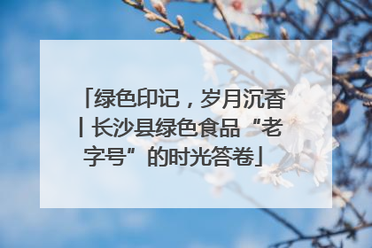 绿色印记，岁月沉香丨长沙县绿色食品“老字号”的时光答卷