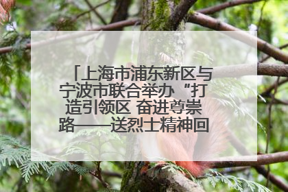 上海市浦东新区与宁波市联合举办“打造引领区 奋进尊崇路——送烈士精神回家乡”主题活动