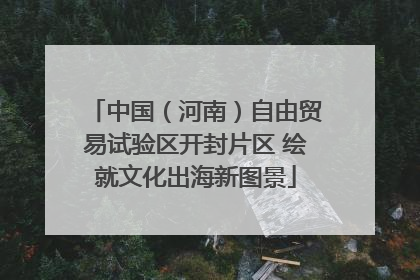 中国（河南）自由贸易试验区开封片区 绘就文化出海新图景