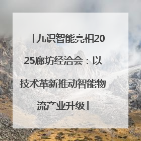 九识智能亮相2025廊坊经洽会：以技术革新推动智能物流产业升级