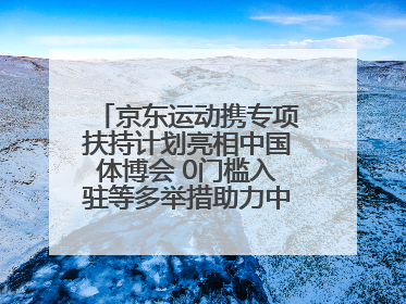 京东运动携专项扶持计划亮相中国体博会 0门槛入驻等多举措助力中小品牌成长