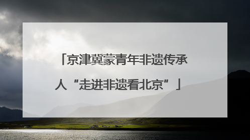 京津冀蒙青年非遗传承人“走进非遗看北京”