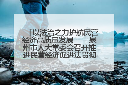 以法治之力护航民营经济高质量发展——泉州市人大常委会召开推进民营经济促进法贯彻实施座谈会