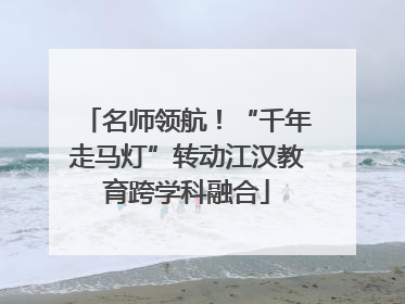 名师领航！“千年走马灯”转动江汉教育跨学科融合