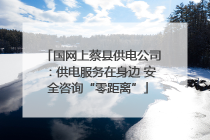 国网上蔡县供电公司：供电服务在身边 安全咨询“零距离”