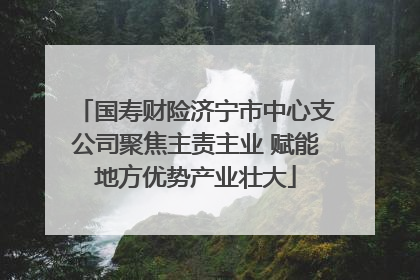 国寿财险济宁市中心支公司聚焦主责主业 赋能地方优势产业壮大