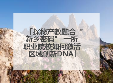 探秘产教融合“新乡密码” 一所职业院校如何激活区域创新DNA