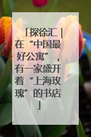 探徐汇｜在“中国最好公寓”，有一家盛开着“上海玫瑰”的书店
