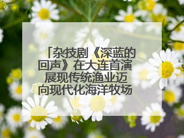 杂技剧《深蓝的回声》在大连首演 展现传统渔业迈向现代化海洋牧场奋斗历程