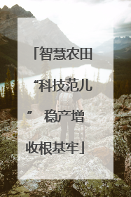 智慧农田“科技范儿” 稳产增收根基牢