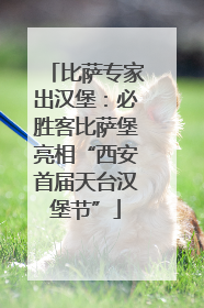 比萨专家出汉堡：必胜客比萨堡亮相“西安首届天台汉堡节”