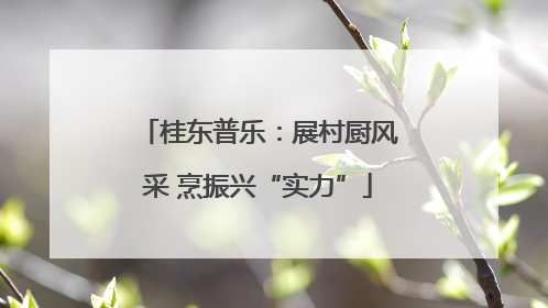 桂东普乐：展村厨风采 烹振兴“实力”