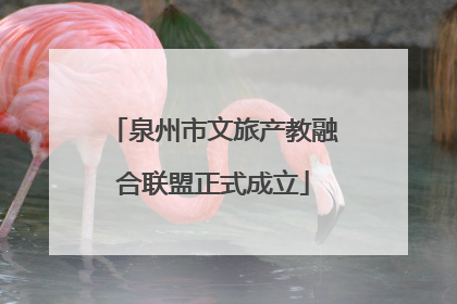 泉州市文旅产教融合联盟正式成立