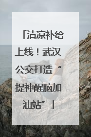 清凉补给上线！武汉公交打造“提神醒脑加油站”