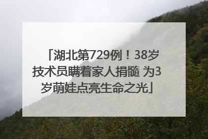 湖北第729例！38岁技术员瞒着家人捐髓 为3岁萌娃点亮生命之光