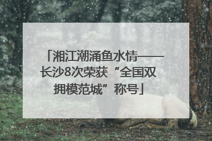 湘江潮涌鱼水情——长沙8次荣获“全国双拥模范城”称号