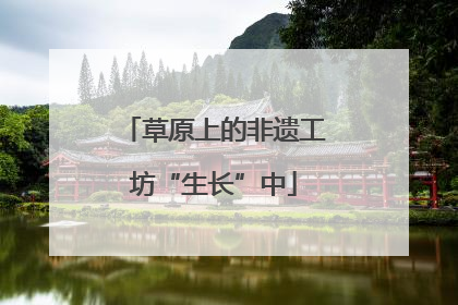 草原上的非遗工坊“生长”中