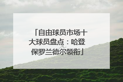 自由球员市场十大球员盘点：哈登保罗兰德尔领衔