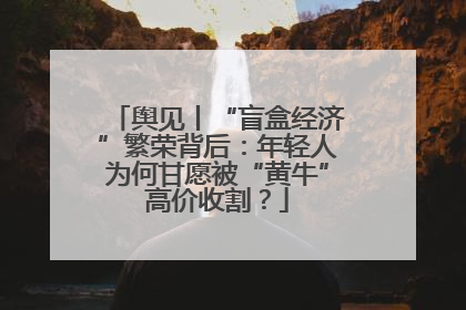 舆见丨“盲盒经济”繁荣背后：年轻人为何甘愿被“黄牛”高价收割？