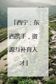 西宁：东西携手，资源互补育人才
