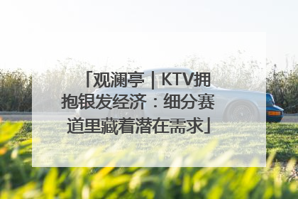 观澜亭｜KTV拥抱银发经济：细分赛道里藏着潜在需求