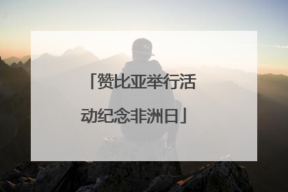 赞比亚举行活动纪念非洲日