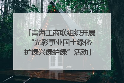 青海工商联组织开展“光彩事业国土绿化·扩绿兴绿护绿”活动