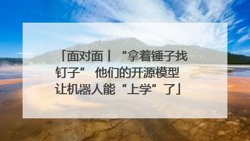 面对面丨“拿着锤子找钉子” 他们的开源模型让机器人能“上学”了