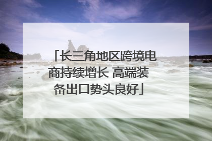 长三角地区跨境电商持续增长 高端装备出口势头良好