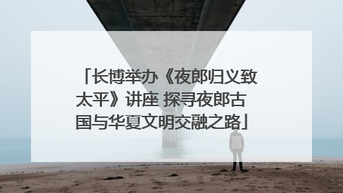 长博举办《夜郎归义致太平》讲座 探寻夜郎古国与华夏文明交融之路