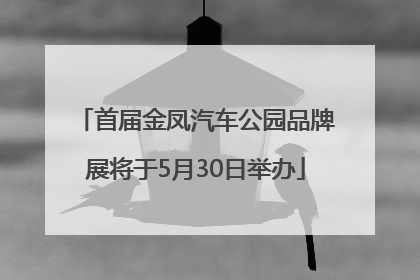 首届金凤汽车公园品牌展将于5月30日举办